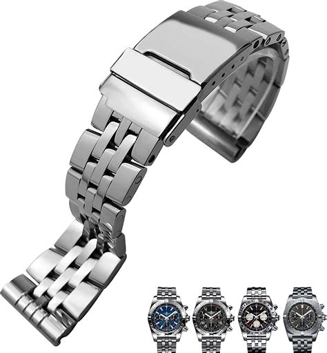 cinturino breitling metallo|Amazon.it: Breitling .